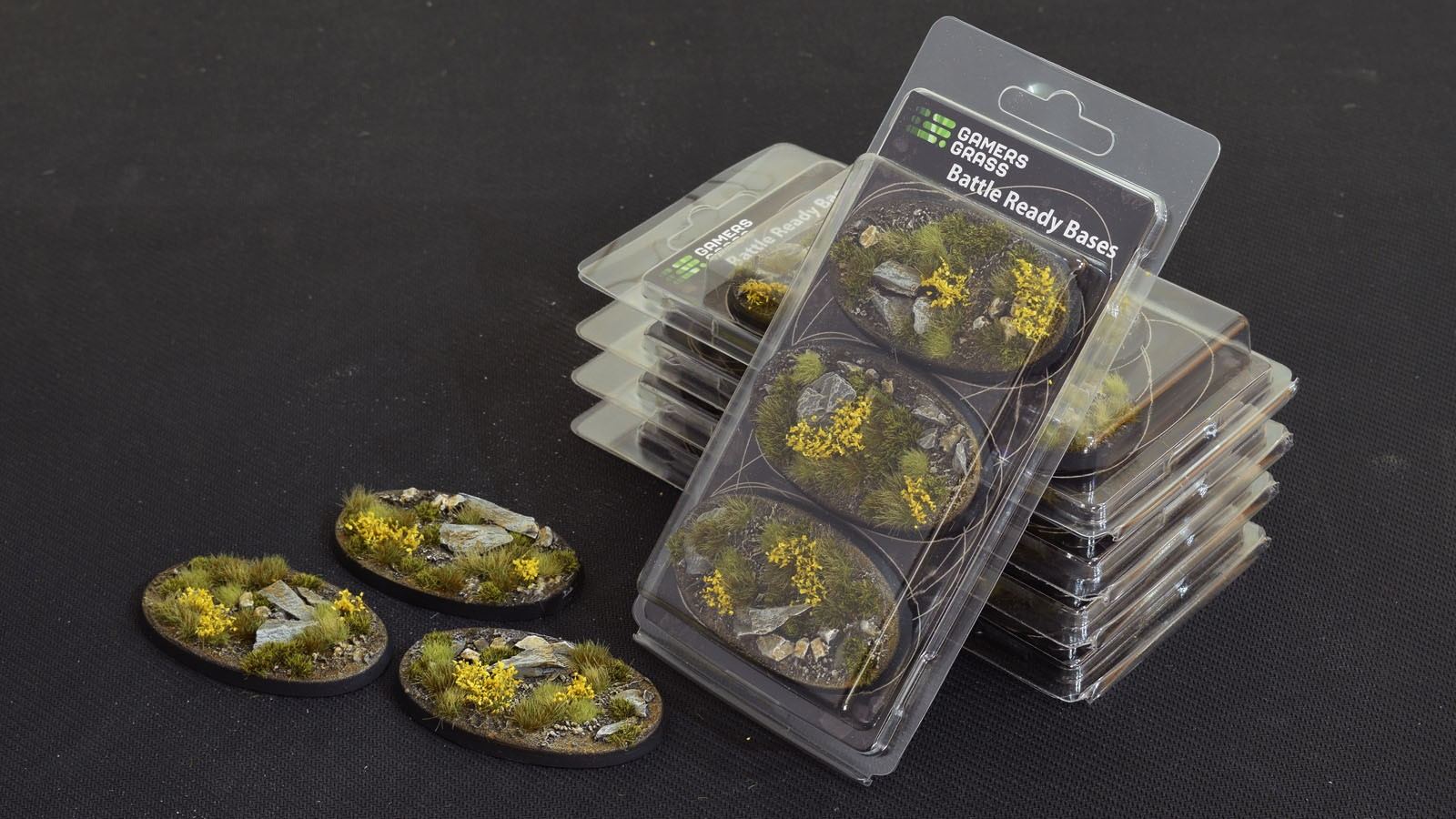 GamersGrass Highland Bases Oval 75mm x3