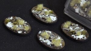 GamersGrass Winter Bases Oval 60mm x4