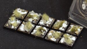 GamersGrass Winter Bases Square 20mm x10