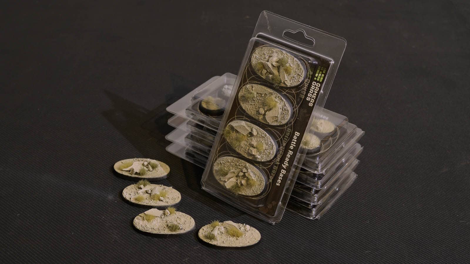 GamersGrass Arid Steppe Bases Oval 60mm x4